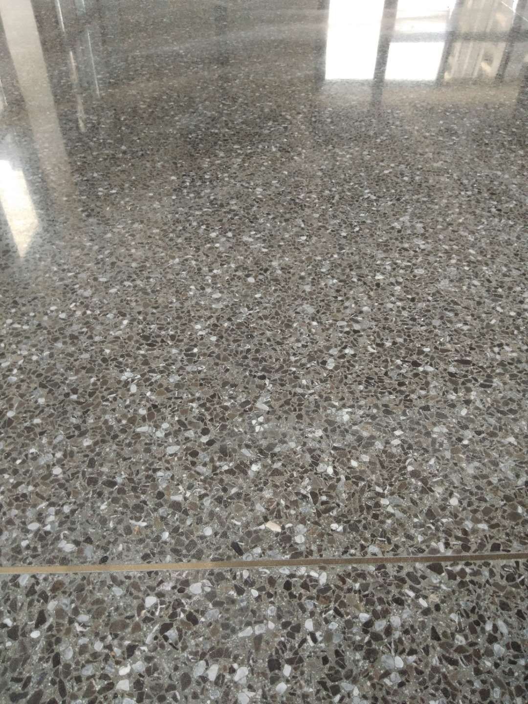 工程案例 || 汽博线外城市花园办公室水磨石