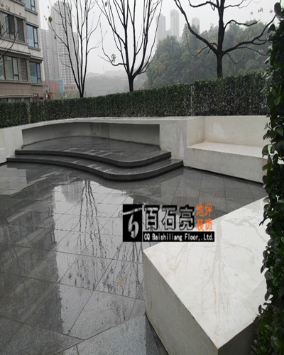 现浇无缝水磨石