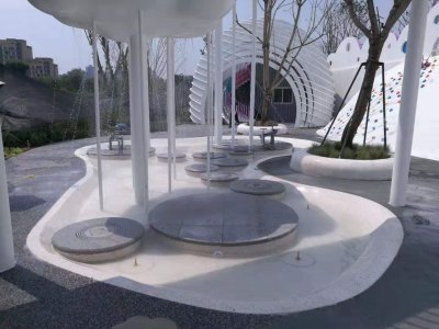 园林景观水磨石案例